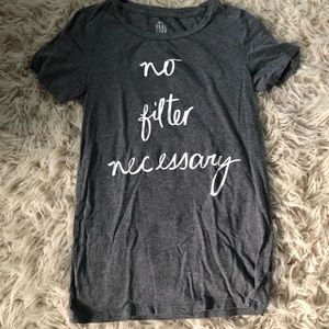 xs aerie soft grey tshirt